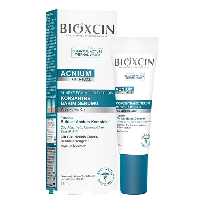 سرم ضد جوش بیوکسین مدل Acnium Clinical حجم 15 میل