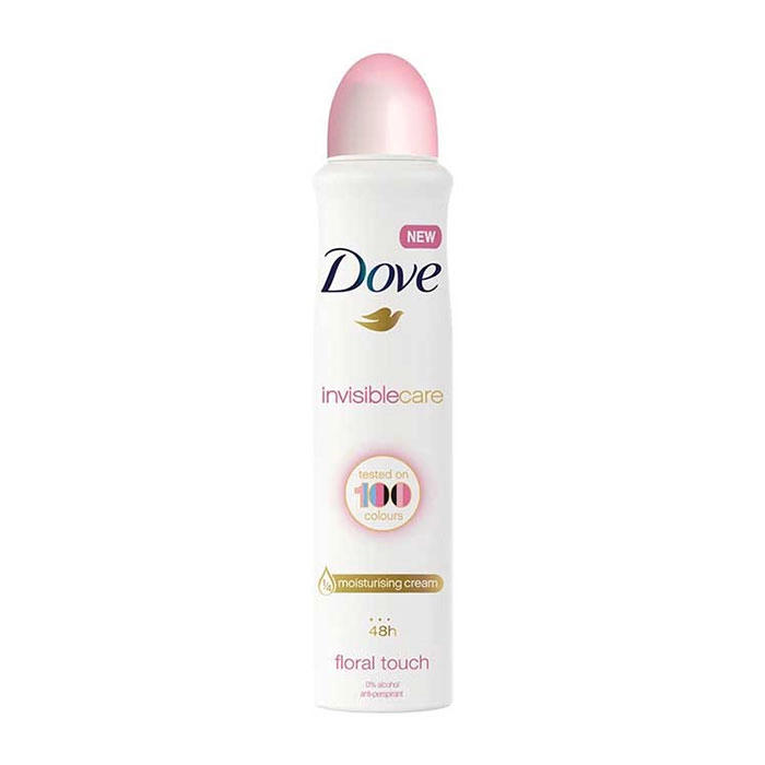 Dove-floral-touch-48-hour-antiperspirant-spray-for-women,-250-ml اسپری ضد تعریق زنانه 48 ساعته داو floral touch