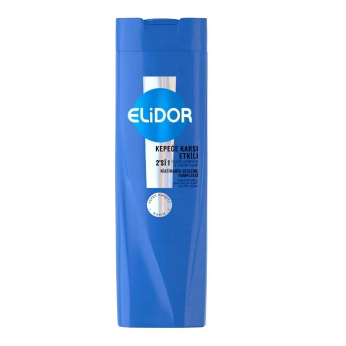 Elidor-Anti-Dandruff-Blue-Shampoo,-Model-Kepeğe-Karşı,-Volume-400-ml شامپو آبی ضد شوره الیدور مدل Kepeğe Karşı