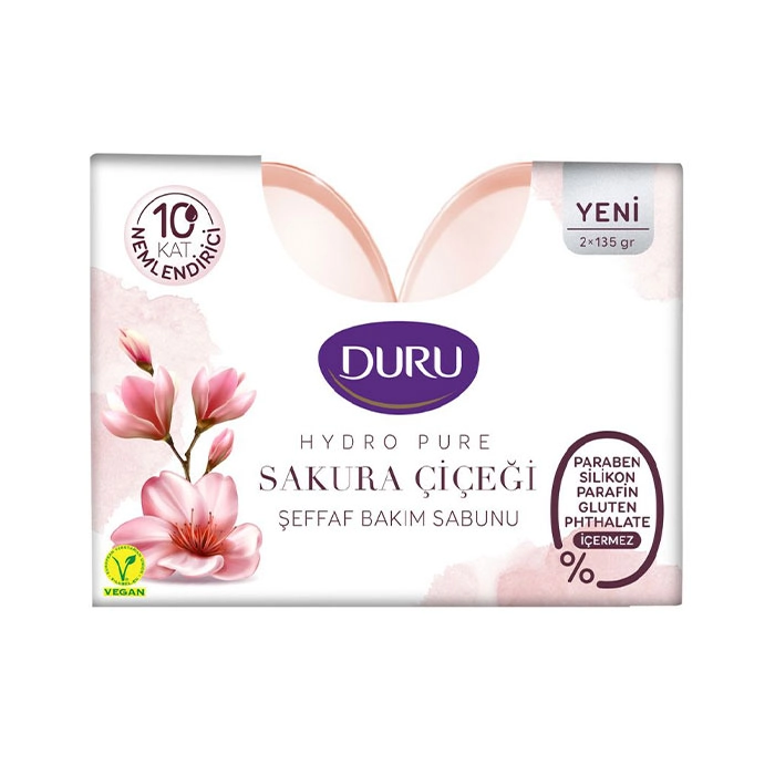 Glycerin-soap,-cherry-blossom-scent,-pack-of-2 صابون دورو گلیسرینه رایحه شکوفه گیلاس بسته 2 عددی